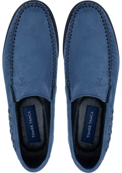 Erkek Mavi Nubuk Loafer Ayakkabı 1008 3484 Erk Ayk Y25 K.k.mavı Nbk indirimleri