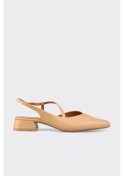 Naturel Deri Kadın Günlük Ayakkabı