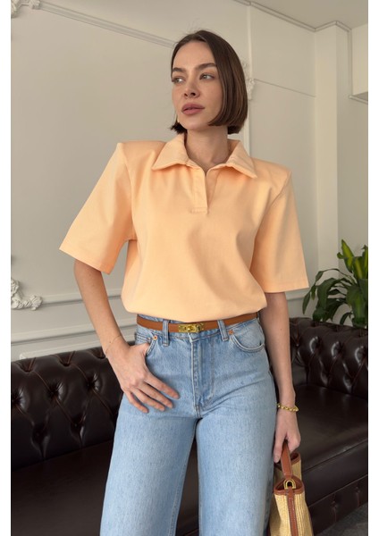 Polo Yaka Tshirt- Somon
