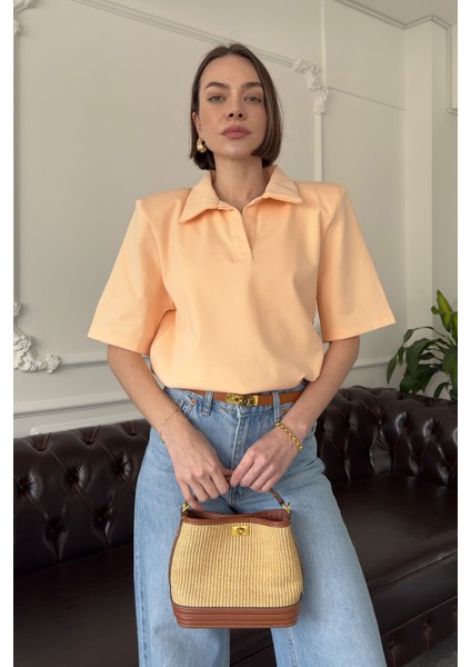 Polo Yaka Tshirt- Somon modelleri
