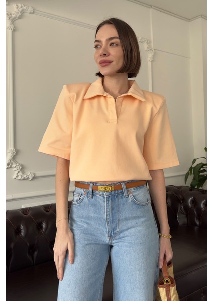 Polo Yaka Tshirt- Somon fırsatları