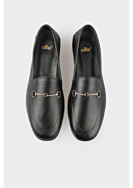 Siyah Deri Kadın Günlük Ayakkabı fırsatları