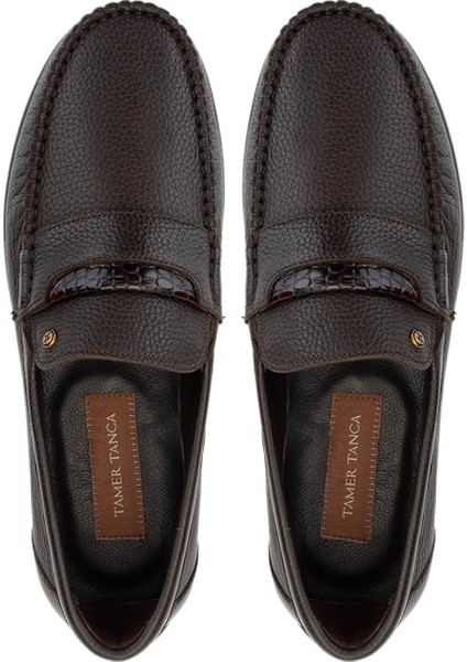 Erkek Deri Kahverengi Loafer Ayakkabı 1008 3483 Erk Ayk Y25 Kahve Fltr indirimleri