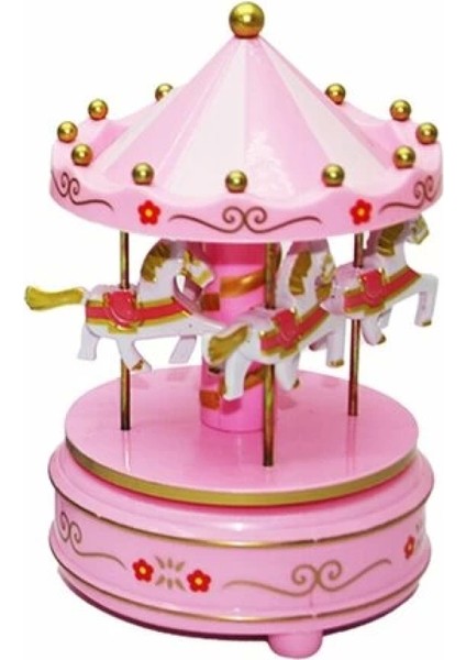 Music Box Carousel Müzikli Atlı Karınca (4887)