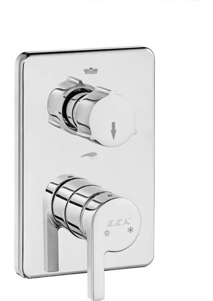 İcon Ankastre Banyo Bataryası 2 Parça Set (102167201HKDE+102166201)
