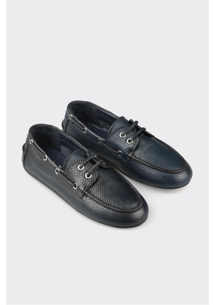 Lacivert Deri Kadın Günlük Ayakkabı fiyatları