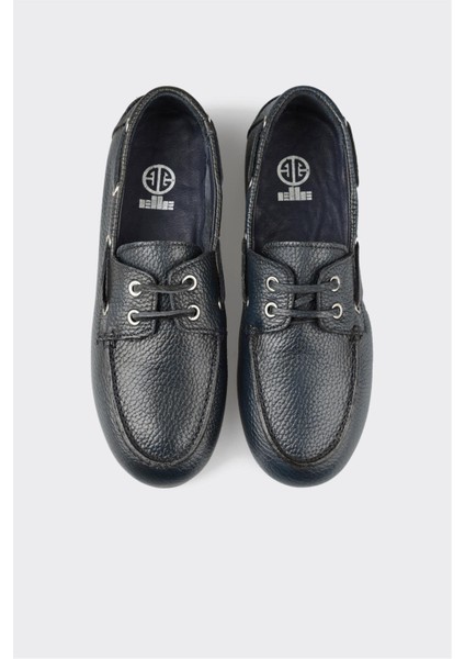 Lacivert Deri Kadın Günlük Ayakkabı fırsatları