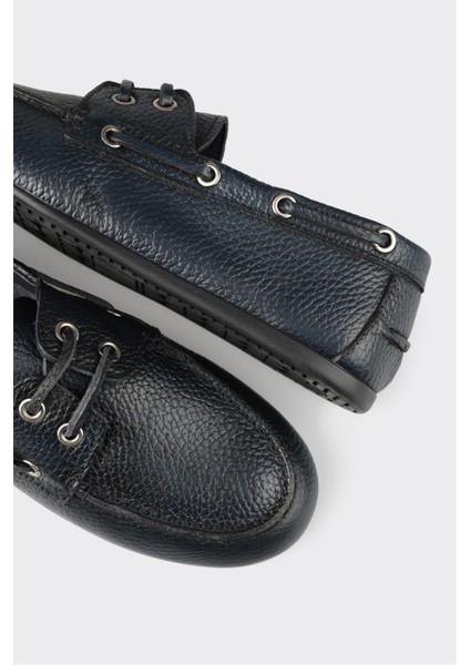 Lacivert Deri Kadın Günlük Ayakkabı indirimleri