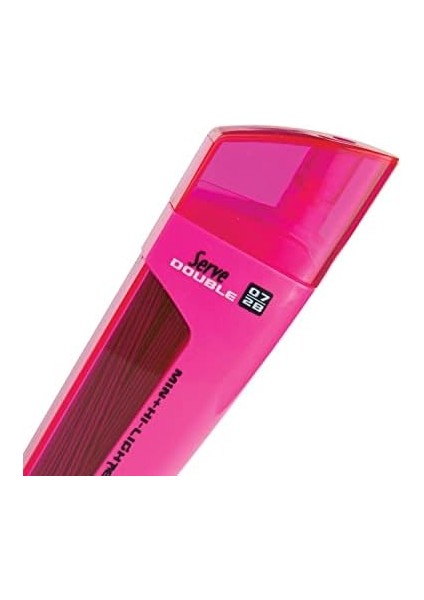 Dbl Mek Kur Klm Ucu-Fos Klm 07MM Pembe 2lı Set