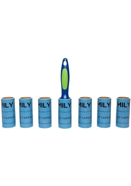 Co. Kedi Köpek Saç Kıl Tüy Toplayıcı Rulo 1 Rulo 6 Yedek Her Biri 60 Yaprak modelleri