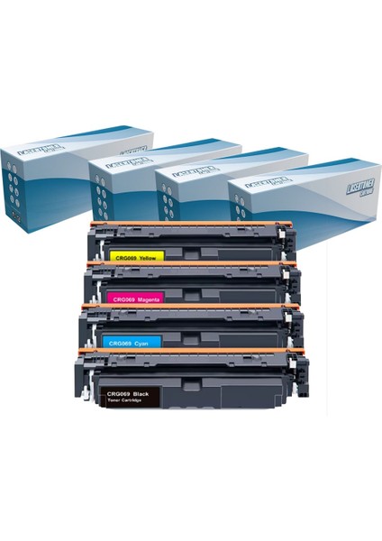 Canon CRG-069H I-Sensys LBP673CDW Muadil Toneri 4 Renk Chipli
