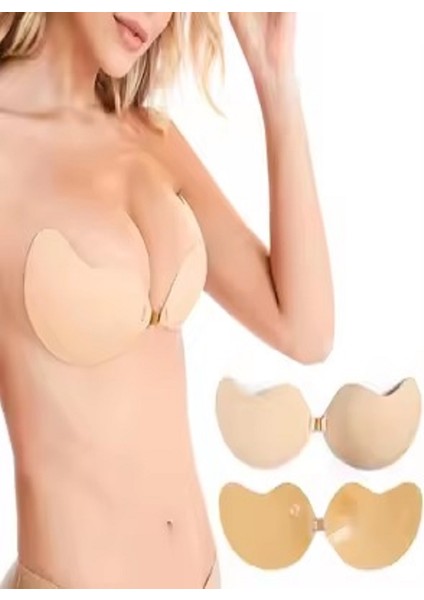 Rahat Straplez Dikişsiz Görünmez Askısız Kendinden Yapışkanlı B Beden Ten Renk fiyatları