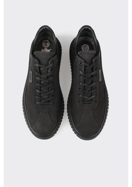 Siyah Deri Erkek Günlük Ayakkabı fırsatları