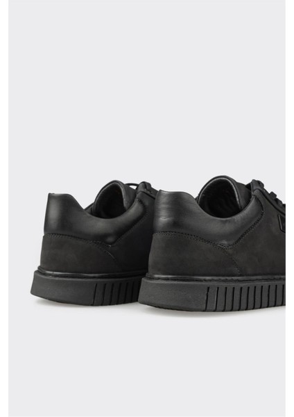 Siyah Deri Erkek Günlük Ayakkabı indirimleri