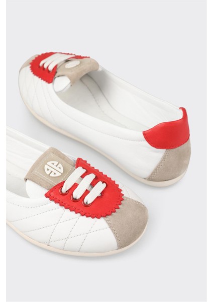 Kırmızı Deri Kadın Spor Ayakkabı indirimleri