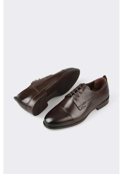 Kahve Deri Erkek Klasik Ayakkabı modelleri