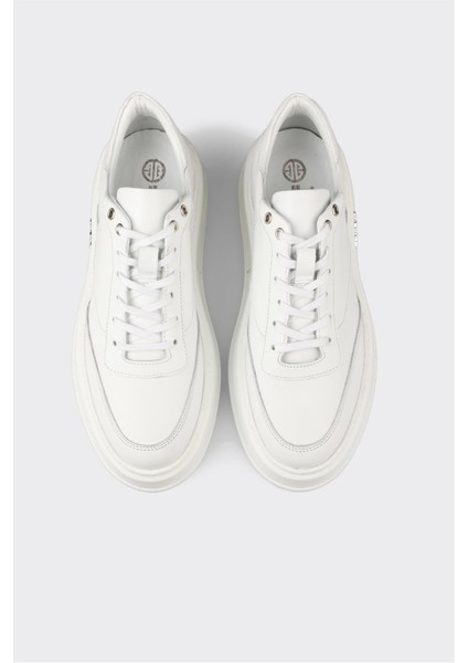 Beyaz Deri Erkek Spor Ayakkabı fırsatları