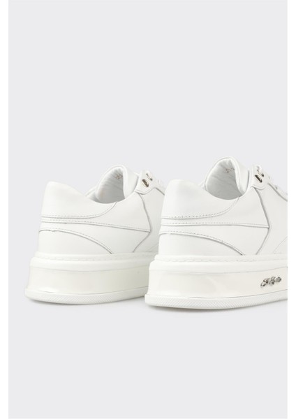 Beyaz Deri Erkek Spor Ayakkabı indirimleri