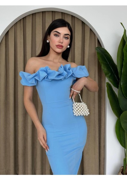Popi Madonna Yaka Kalem Elbise modelleri