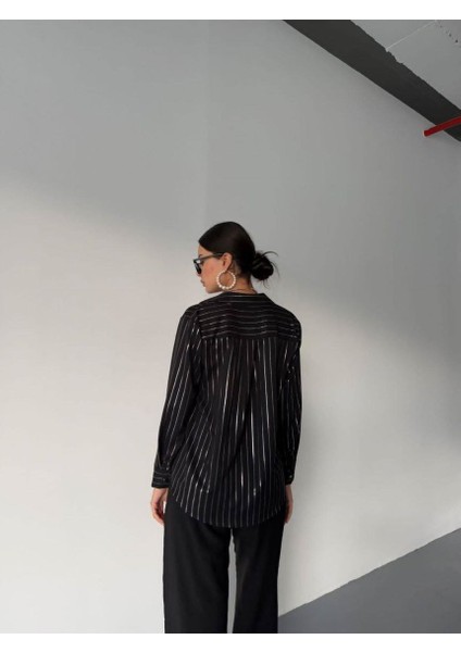 Ithal Jessica Kumaş Varak Detaylı Bluz