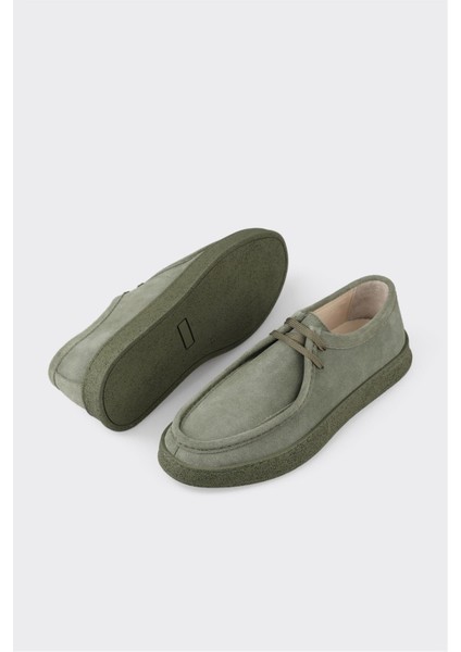 Yeşil Deri Erkek Spor Ayakkabı modelleri