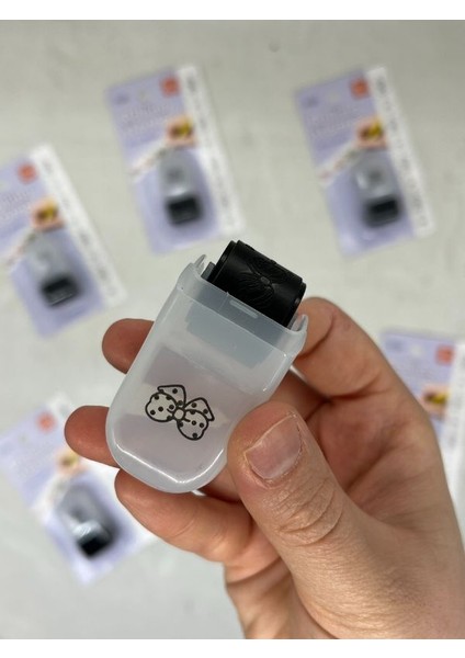 Boyanabilir Süsleme Bandı Fiyonk Desenli Damga /mühür/kaşe/kitap Mühür/stamp/seal