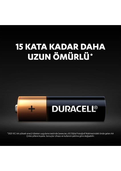 10 Adet Duracell Aa+Dijital Pil Test Cihazı + Pil Saklama Kutusu