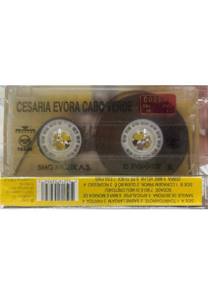 Kaset Cesaria Evora – Cabo Verde 1997 Baskı Kaset