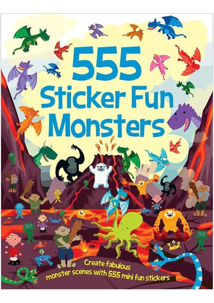555 Sticker Fun - Monsters