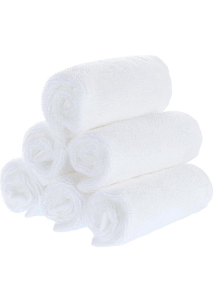 6'lı Set El-Yüz-Traş Havlusu 30X30 cm Lüx Beyaz Otel Havlusu %100 Pamuk fiyatları