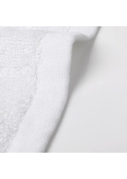 6'lı Set El-Yüz-Traş Havlusu 30X30 cm Lüx Beyaz Otel Havlusu %100 Pamuk modelleri