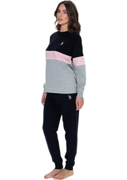 Kadın Gri Melanj Pijama Takımı 17072 fiyatları