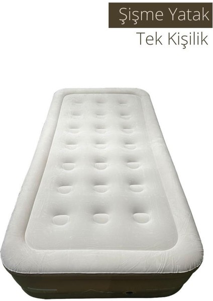 Tek Kişilik Şişme Yatak 185X95X40 cm