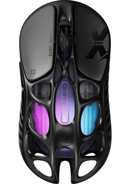 Mercury Xpro Rgb 32K Dpı Optik Gaming Mouse+8k Dongle, Kablosuz, Magnezyum Alaşımlı, Programlanabilir 5 Tuşlu, Siyah
