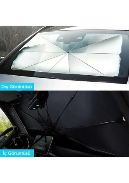 Araba Güneş Gölge Koruyucu Şemsiye Oto Ön Cam GÜNEŞLIK(145CM*79CM) fiyatları
