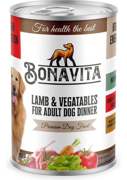 Kuzu Etli Yetişkin Köpek Maması 400 gr 24 adet