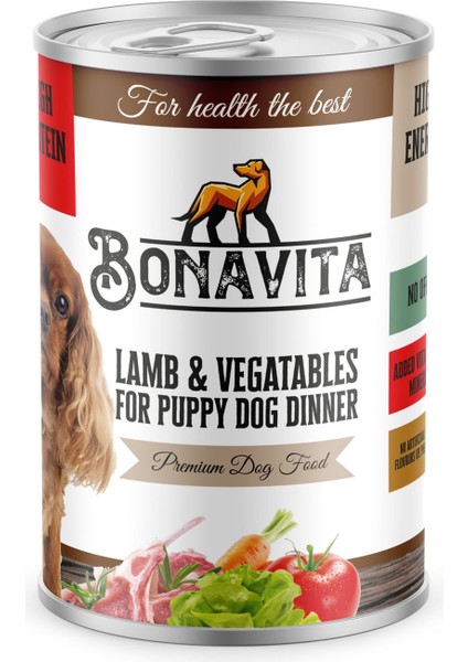 Kuzu Etli Yavru Köpek Maması 400 gr 24 adet