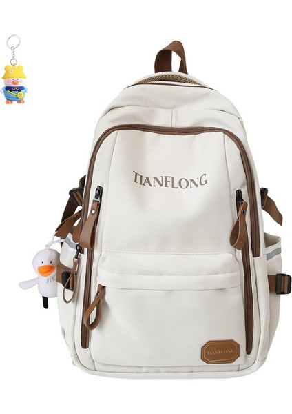 Büyük Kapasiteli Öğrenci Sırt Çantası Erkek ve Kadın Okul Çantası Lise Öğrencileri (Yurt Dışından)