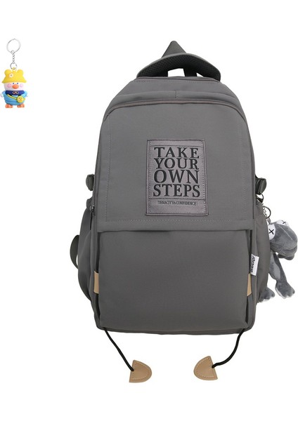 Çift Öğrenci Okul Çantası Açık Büyük Kapasiteli Sırt Çantası Rahat Spor Bilgisayar Çantası Çok Katmanlı Sırt Çantası (Yurt Dışından)