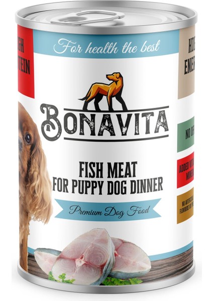 Balık Etli Yavru Köpek Maması 400 gr 24 adet