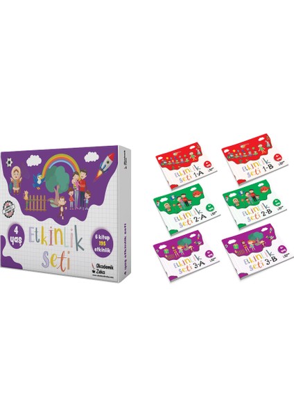 2-3-4-5 Yaş Etkinlik Seti ve Dikkat Geliştirme Seti fırsatları