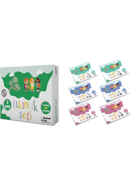 2-3-4-5 Yaş Etkinlik Seti ve Dikkat Geliştirme Seti indirimleri