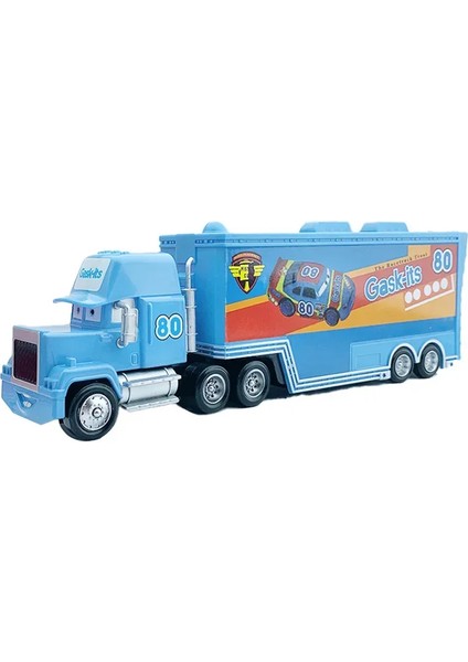 2025 Cars 2 Disney Pixar Car 3 Lightning Mcqueen Mack Uncle Jackson Storm Truck Diecast Dinoco Metal Toys Gift For Children Kids (Yurt Dışından)