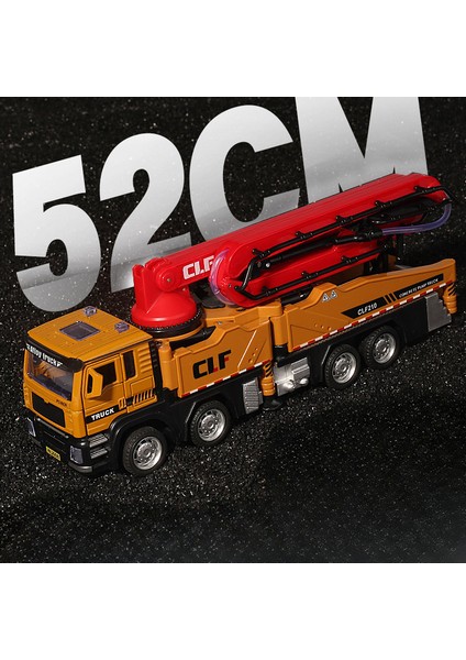 1/32 Beton Pompası Araba Oyuncak Modeli Alaşım Döküm Ses ve Işık ile Araba Kapı Açılabilir Araç Modelleri Doğum Günü Hediyesi (Yurt Dışından)