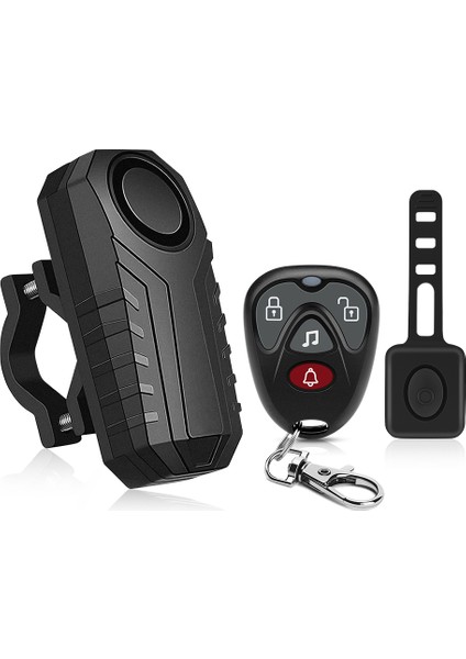 Extractme Motosiklet Hırsız Alarmı Uzaktan Kumanda ile 113DB Kablosuz Su Geçirmez Araba Elektrikli Bisiklet Güvenlik Anti Kayıp Alarm (Yurt Dışından)