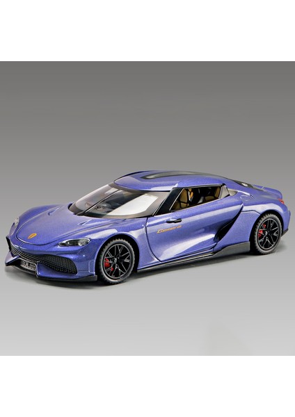 1:24 Gemera Gt Spor Araba Alaşım Araba Modeli Simülasyon Döküm Metal Araçlar Modeli Ses ve Işık Koleksiyonu Çocuk Oyuncağı Hediyeler (Yurt Dışından)