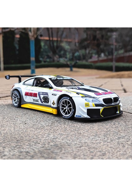 1:24 Bmw M6 M4 M4 Bmw Csl Yarış Araba Sürüşü Yüksek Işık Spor Yarış Araba Modeli Oyuncak Diecast Metal Alaşım Minyatür Çoğaltma (Yurt Dışından)