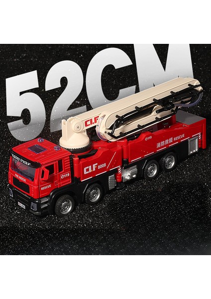 1/32 Beton Pompası Araba Oyuncak Modeli Alaşım Döküm Ses ve Işık ile Araba Kapı Açılabilir Araç Modelleri Doğum Günü Hediyesi (Yurt Dışından)