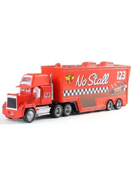 2025 Cars 2 Disney Pixar Car 3 Lightning Mcqueen Mack Uncle Jackson Storm Truck Diecast Dinoco Metal Toys Gift For Children Kids (Yurt Dışından)