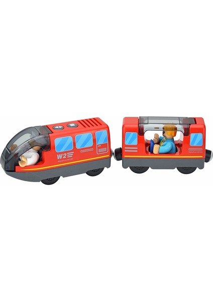 Çocuk Manyetik Elektrikli Tren Araba Lokomotif Ahşap Parça Yuvası Diecast Demiryolu ile Iki Arabaları Tren Ahşap Oyuncak Biro Leduo Parça (Yurt Dışından)